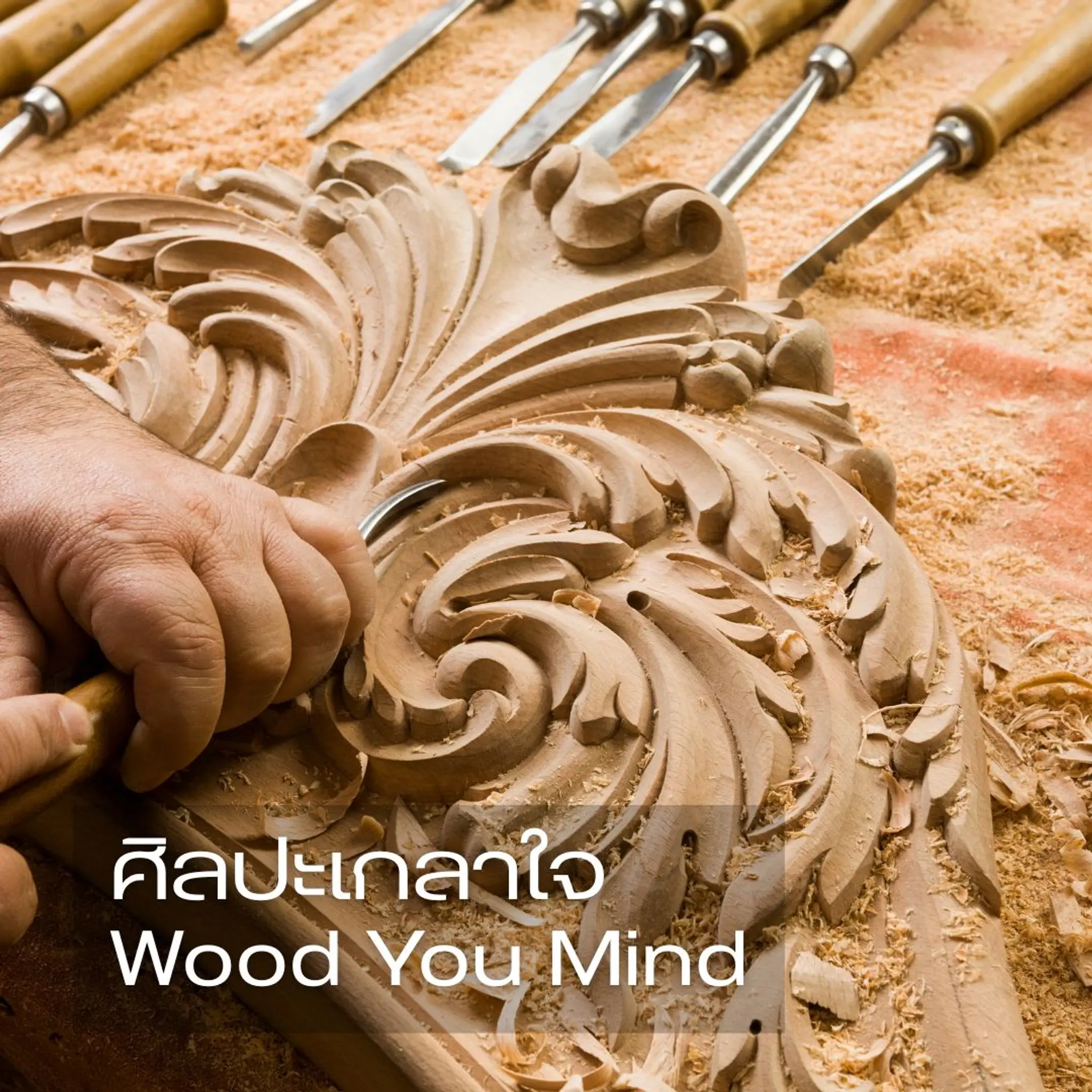 ศิลปเกลาใจ Wood You Mind